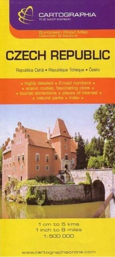 Hartă rutieră Cehia