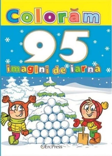 Colorăm 95 imagini de iarnă