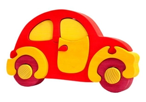Puzzle - Mașină Red Beetle