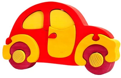 Puzzle - Mașină Red Beetle