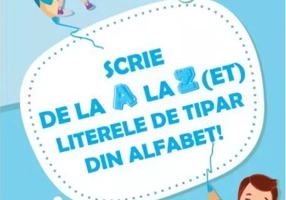 Scrie de la A la Z (ET) literele de tipar din alfabet