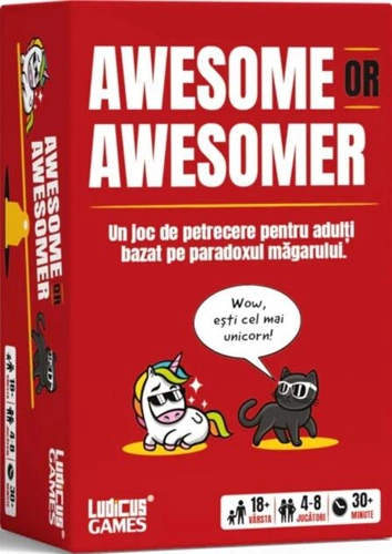 Awesome or Awesomer. Paradoxul măgarului - Joc de petrecere