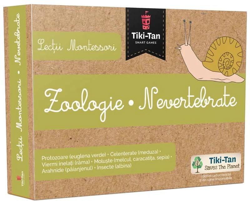Lecţii de zoologie: Nevertebrate. Lecții Montessori
