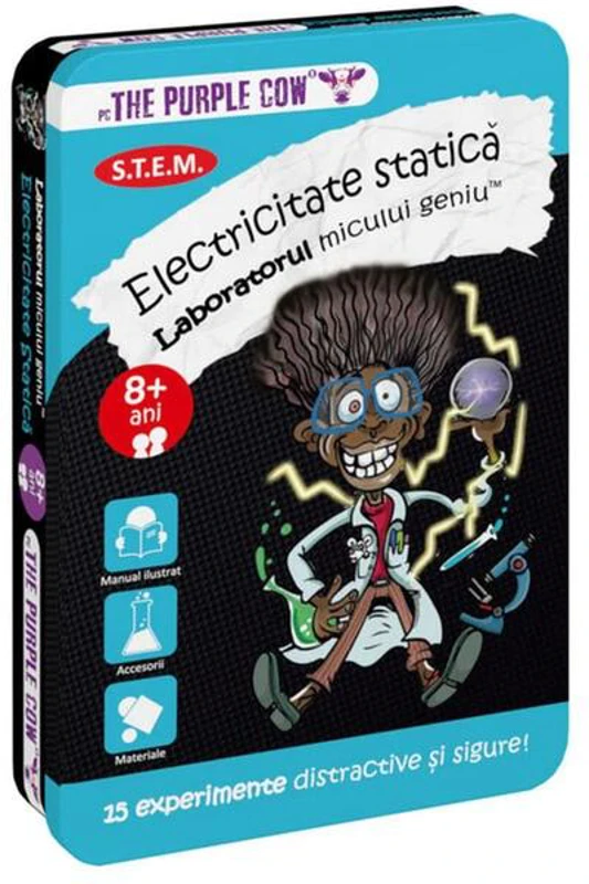 Set de experimente. Laboratorul micului geniu - Electricitate statică