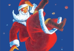 Când Moş Crăciun a căzut din cer