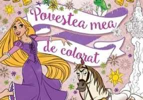 Disney. Prințese. Rapunzel. Povestea mea de colorat