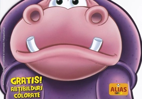 Hipopotamul. Carte de colorat