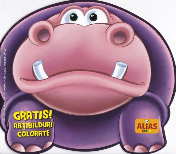 Hipopotamul. Carte de colorat