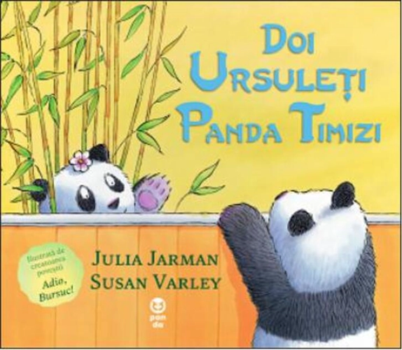 Doi ursuleţi panda timizi