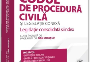Codul de procedură civilă și legislație conexă