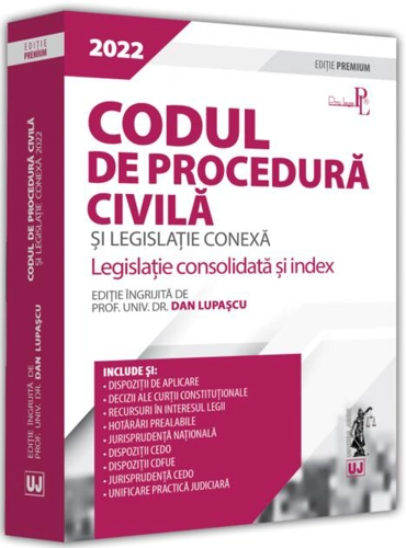 Codul de procedură civilă și legislație conexă