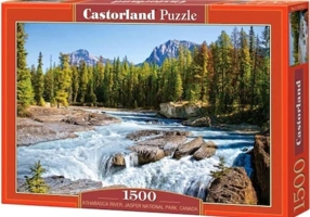 Puzzle 1500 piese „Athabasca River Jasper National Park Canada”