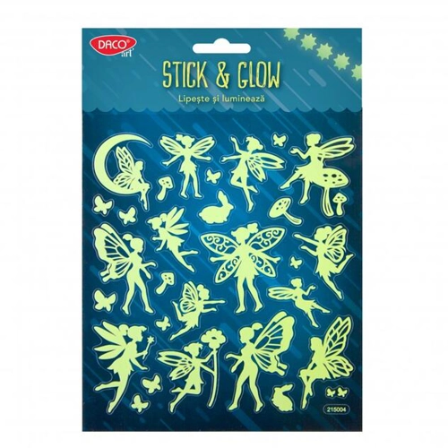 Abțibild DACO Lipește și luminează, zâne - AB076