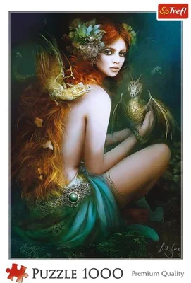 Puzzle 1000 piese „Prietena cu dragonii”