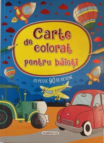 Carte de colorat pentru băieți