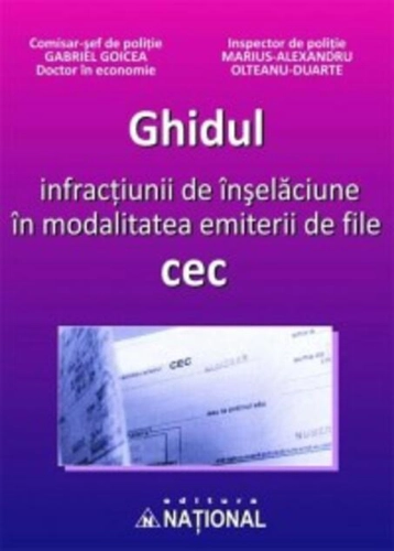 Ghidul infracţiunii de înşelăciune în modalitatea emiterii de file cec