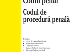 Codul penal. Codul de procedură penală