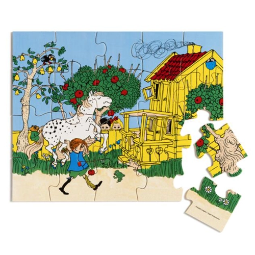 Puzzle lemn Pippi, 20 piese