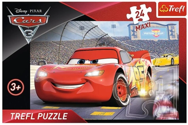 Puzzle 24 piese Maxi „Campionul McQueen Cars 3”