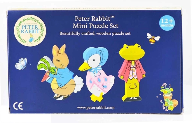 Set puzzle din lemn Peter Rabbit