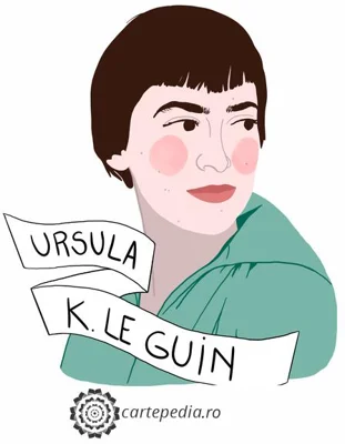 Ursula K. Le Guin - sticker by Renata