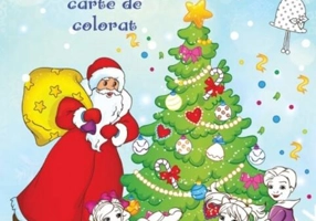 Iarna în culori. Carte de colorat