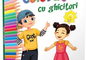 Carte de colorat cu ghicitori