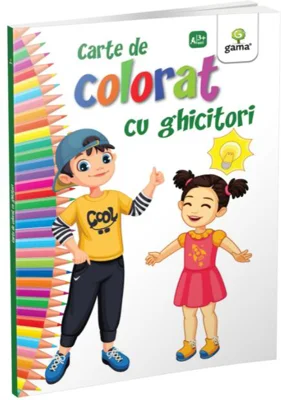 Carte de colorat cu ghicitori