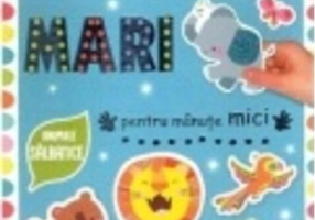 Autocolante mari pentru mănuțe mici. Animale sălbatice