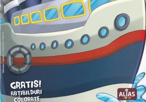 Vaporul. Carte de colorat