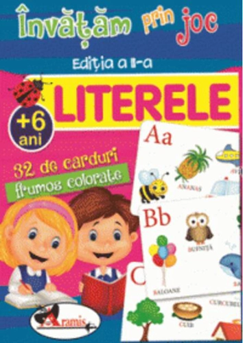 Învățăm prin joc Literele. Cărți de joc educative (+6 ani). Ediția a II-a