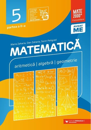 Matematică. Aritmetică, algebră, geometrie. Clasa a V-a. Consolidare. Partea a II-a