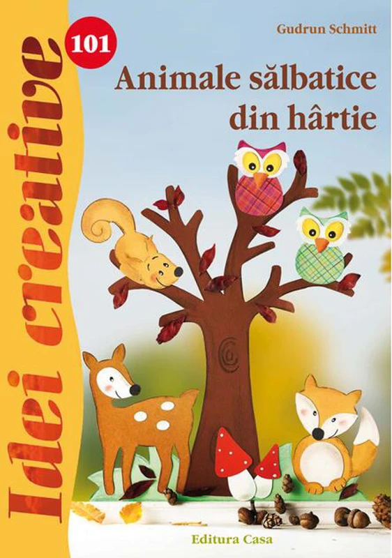 Animale sălbatice din hârtie. Idei creative 101