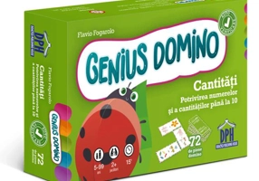 Genius domino: Cantități - Potrivirea numerelor și a cantităților până la 10