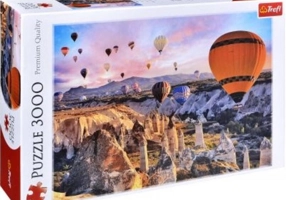 Puzzle 3000 piese „În aer cu balonul”