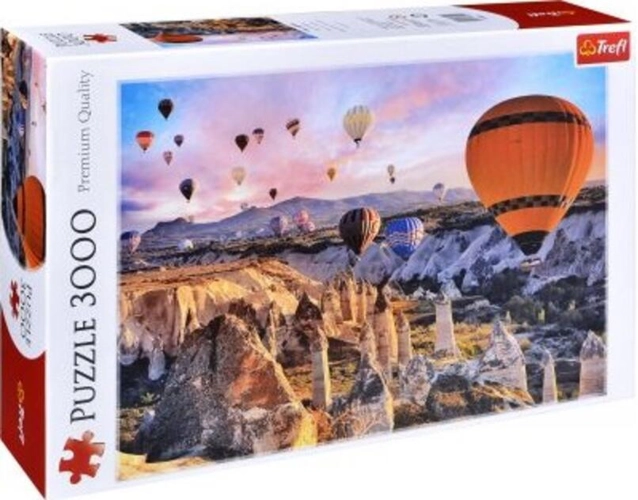 Puzzle 3000 piese „În aer cu balonul”