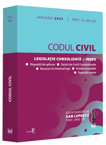 Codul civil ianuarie 2023