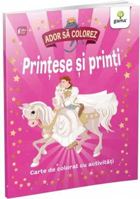 Prințese și prinți. Ador să colorez