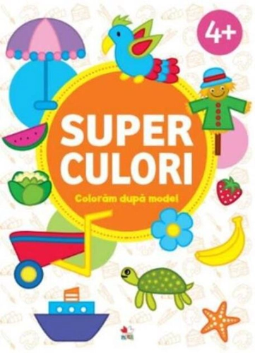 Superculori. Colorăm după model 4+
