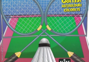 Badminton. Carte de colorat
