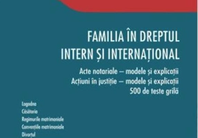 Familia în dreptul intern și internațional