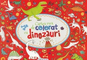 Cartea mea de colorat cu dinozauri