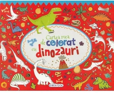Cartea mea de colorat cu dinozauri