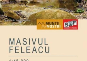 Masivul Feleacu. Hartă de drumeție