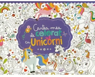 Cartea mea de colorat cu unicorni