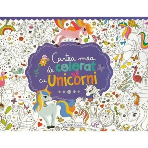 Cartea mea de colorat cu unicorni