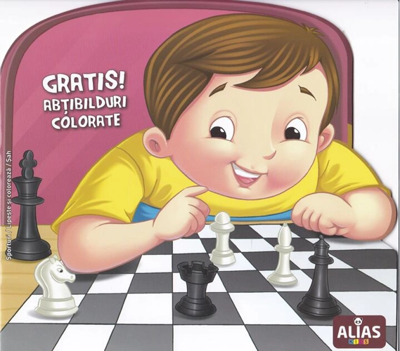 Șah. Carte de colorat