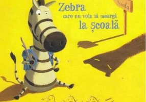 Zebra care nu voia să meargă la școală