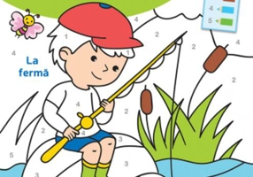 Educolor: La fermă. Colorează dupa coduri