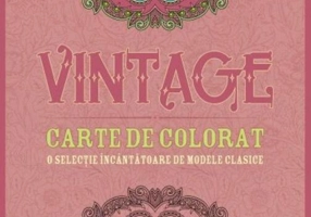 Vintage. Carte de colorat